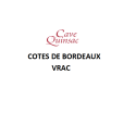 Côtes de Bordeaux Vrac au litre - Vente uniquement en magasin